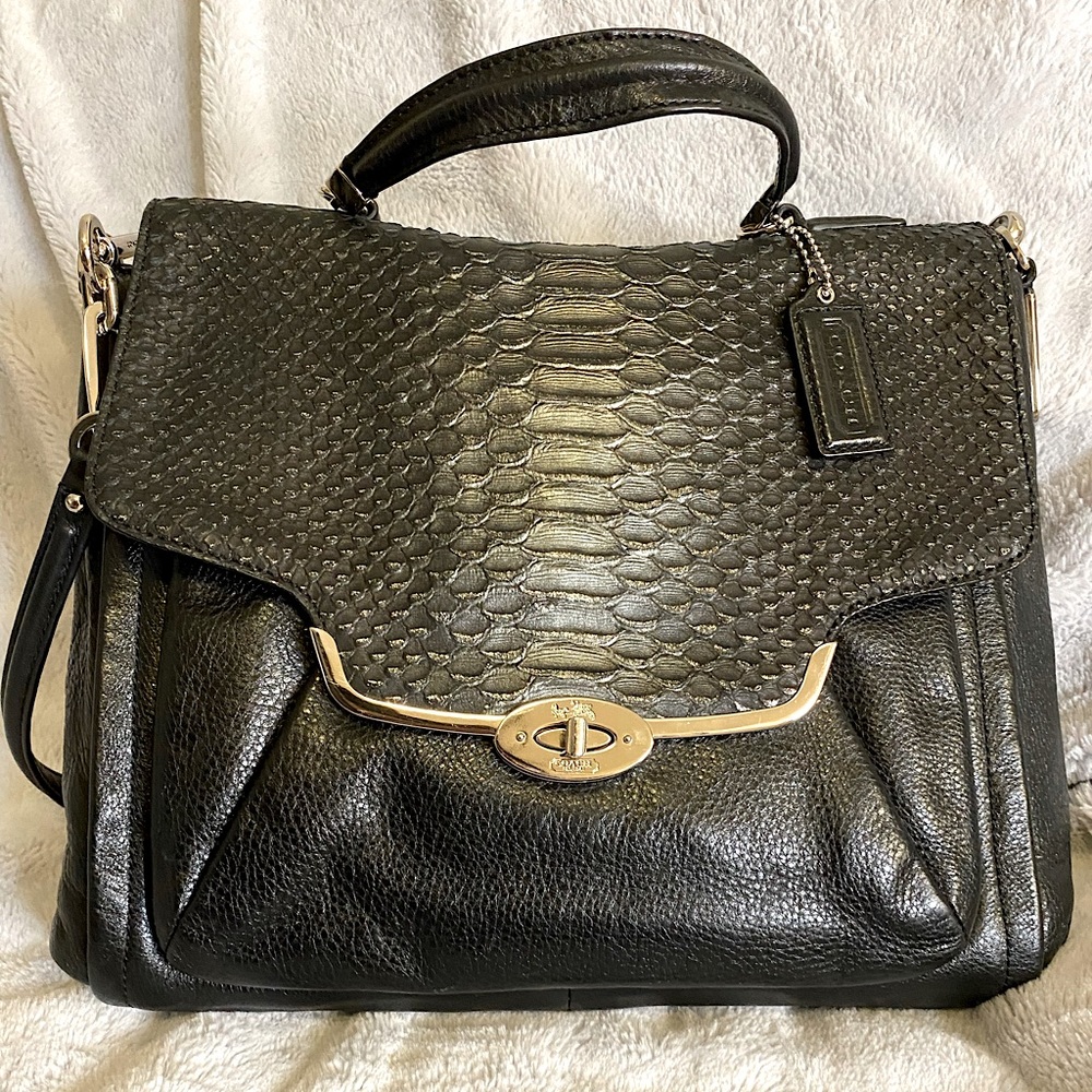 Coach Madison Python Purse
